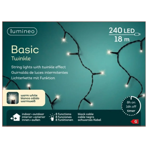 Lampice LED LUMINEO 494166 18m