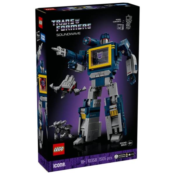 LEGO Icons Transformers Saundvejv 10358