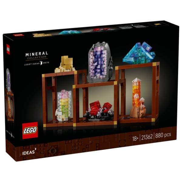 LEGO Ideas kolekcija minerala 21362