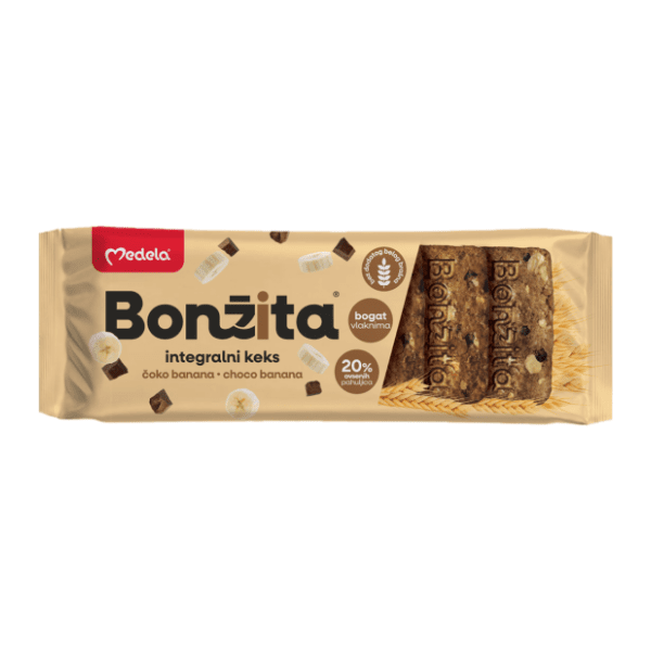 MEDELA Bonžita integralni keks čoko banana 120g