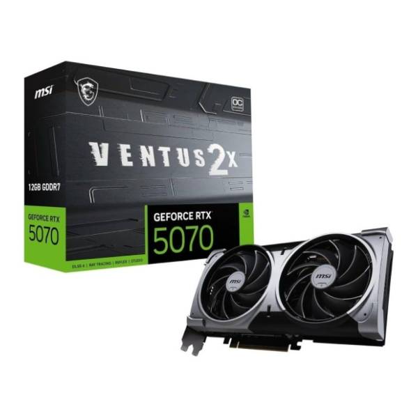 MSI nVidia GeForce RTX 5070 VENTUS 2X OC 12GB GDDR7 192-bit grafička kartica
