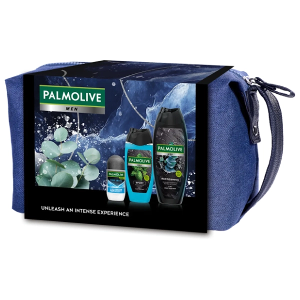 PALMOLIVE Men set Refreshing (gel 250 i 400ml i roll-on)