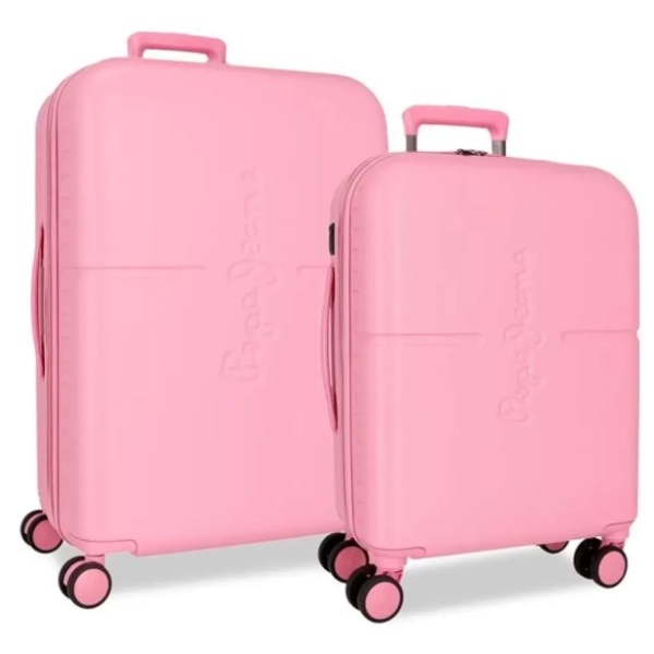 PEPE JEANS set kofera roze 2kom
