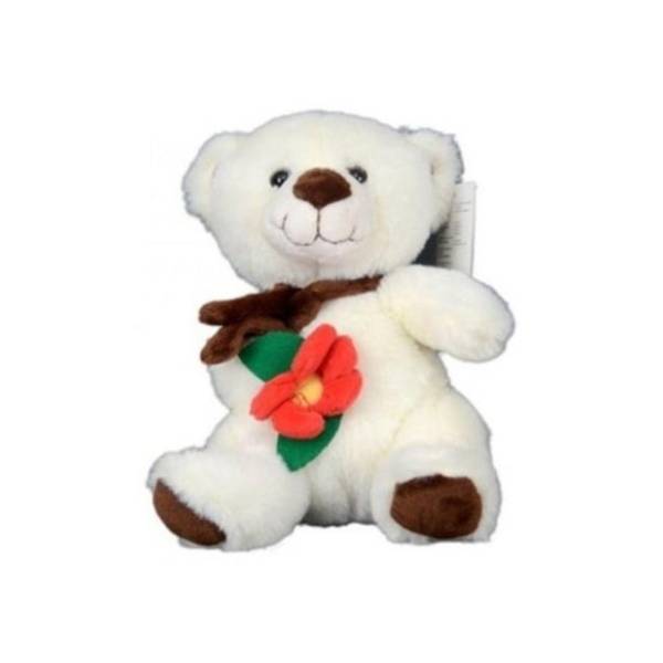 Plišana igračka Meda sa cvetom DIZI TOYS