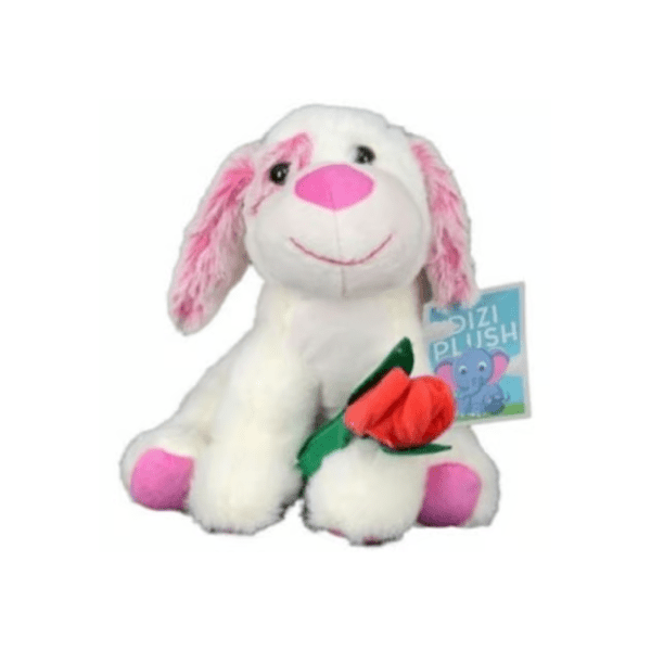 Plišana igračka Pas sa cvetom DIZI TOYS