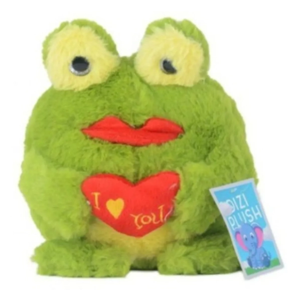 Plišana igračka Žaba sa srcem DIZI TOYS