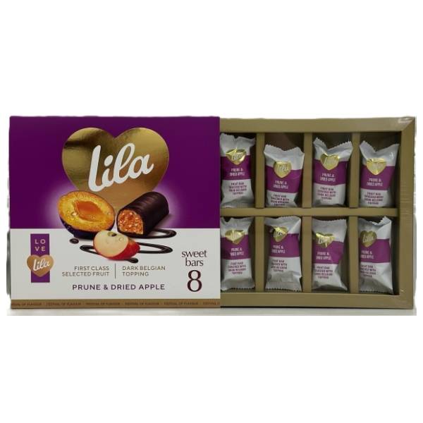Praline LILA suva šljiva i šušena jabuka u kakao prelivu 200g