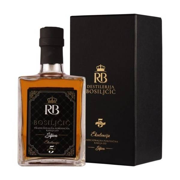 Rakija BOSILJČIĆ šljiva 5 yo 0,7l 