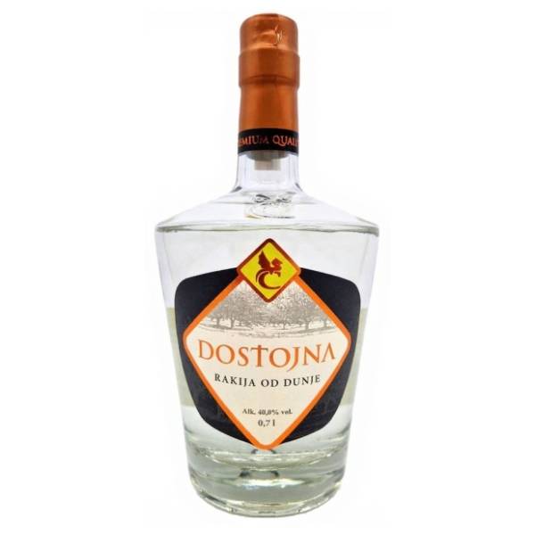 Rakija DOSTOJNA dunja 0,7l