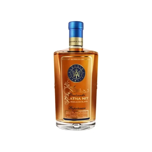 Rakija GRUŽANSKA NIT šljiva zlatna 0,75l