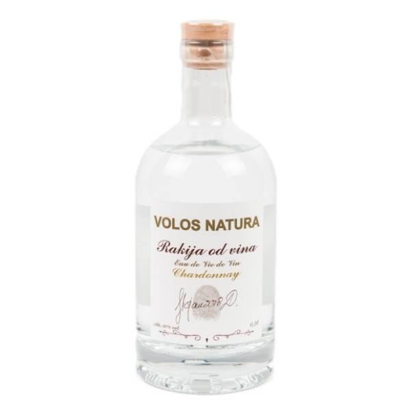 Rakija od vina VOLOS NATURA Chardonnay 0,7l