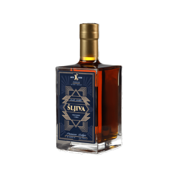 Rakija STARI HRAST šljiva premium 0,7l