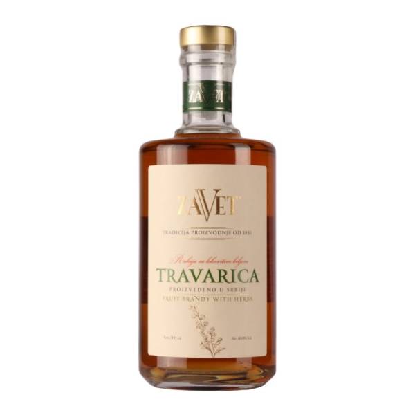 Rakija ZAVET travarica 0,7l