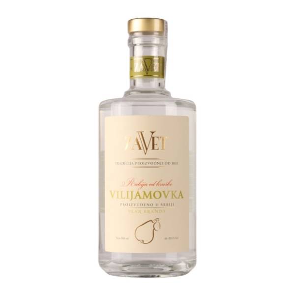 Rakija ZAVET viljamovka 0,7l