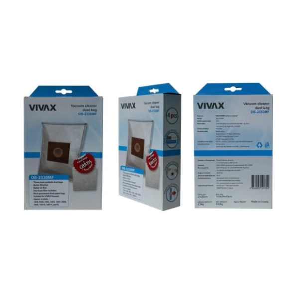 VIVAX kese za usisivač DB-2330MF 4kom