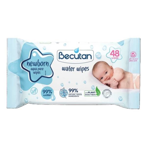 Vlažne maramice BECUTAN aqua pure 48kom