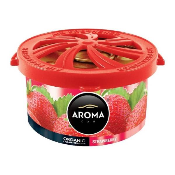 AROMA osveživač za auto organic strawberry limenka 