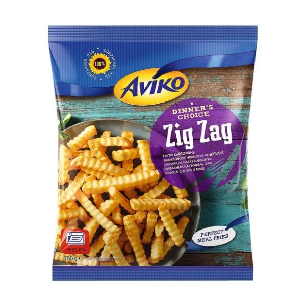 AVIKO ZigZag pomfrit 750g