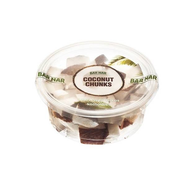  BAR NAR kokos svež u komadićima 160g
