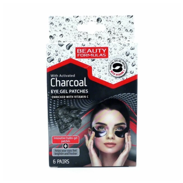 BEAUTY FORMULAS Charcoal jastučići za ispod očiju 6kom