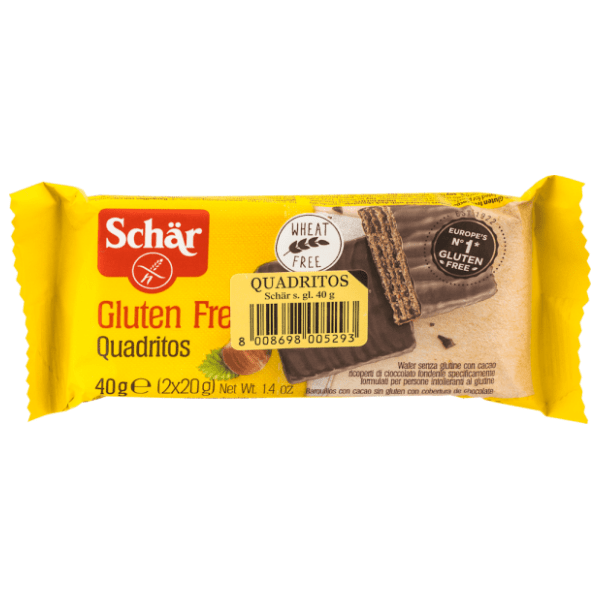 Bezglutenski keks SCHAR Quadritos 40g