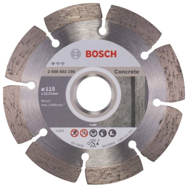 BOSCH 115 x 22,23 x 1,6 x 10 mm 2608602196 dijamantska rezna ploča