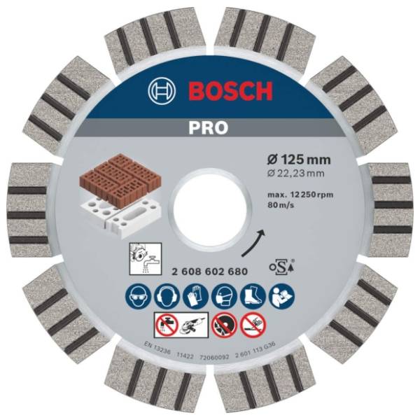 BOSCH 125x2.2 mm 2608602680 dijamantska rezna ploča