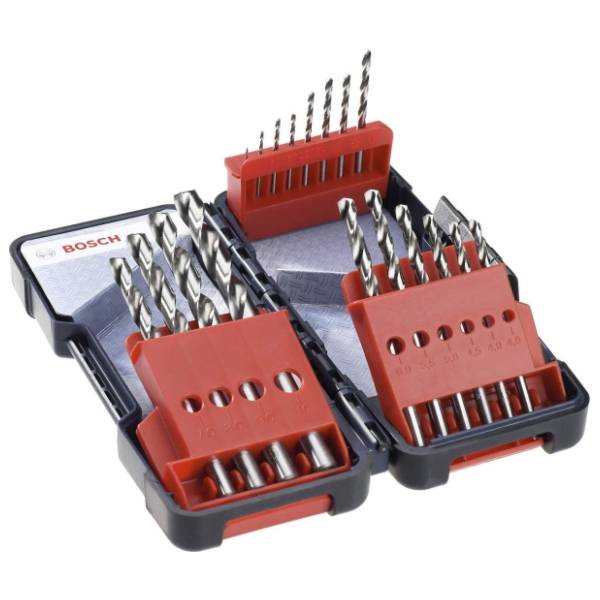 BOSCH 18-delni Toughbox set burgija za metal HSS-G 2607019578