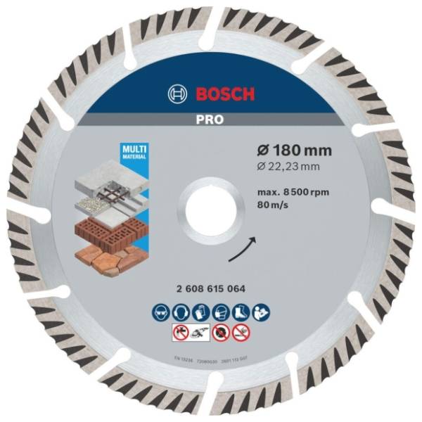 BOSCH 180x22.23x2.4x10mm 2608615064 dijamantska rezna ploča