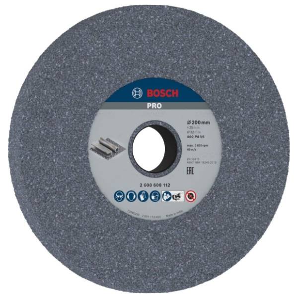 BOSCH 200x25x32 mm G60 2608600112 brusni kamen za tocilo