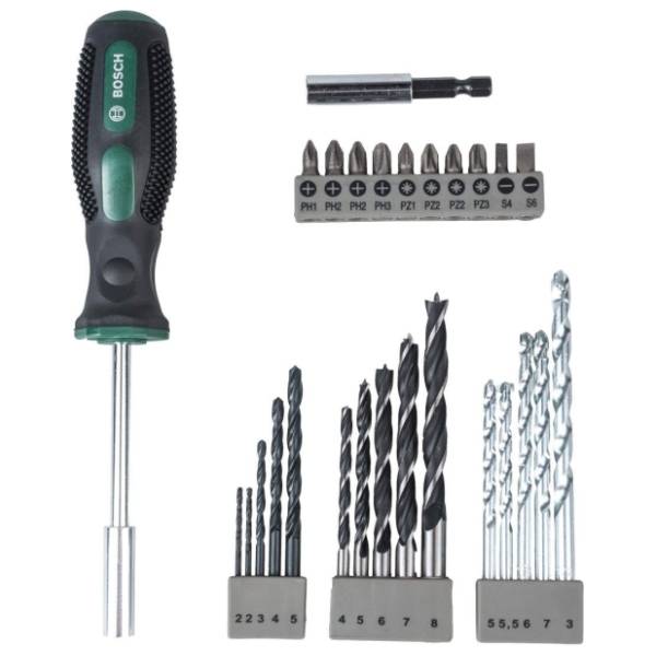 BOSCH 27-delni set burgija i bitova odvrtača 2607017201	