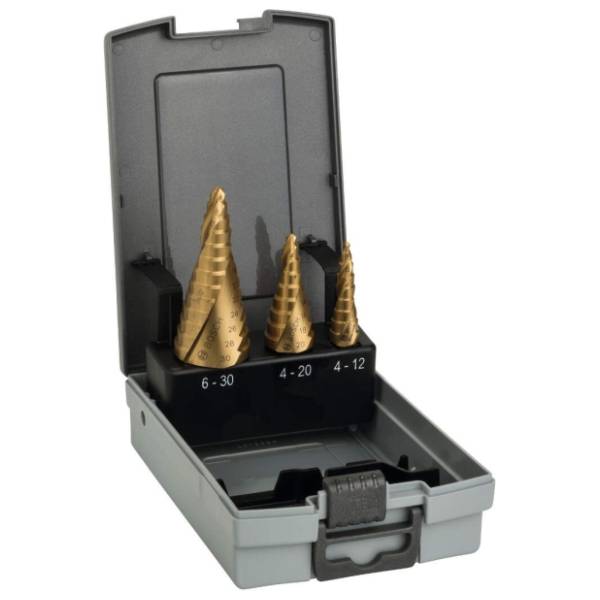 BOSCH 3-delni set stepenastih burgija HSS-TiN 2608587432