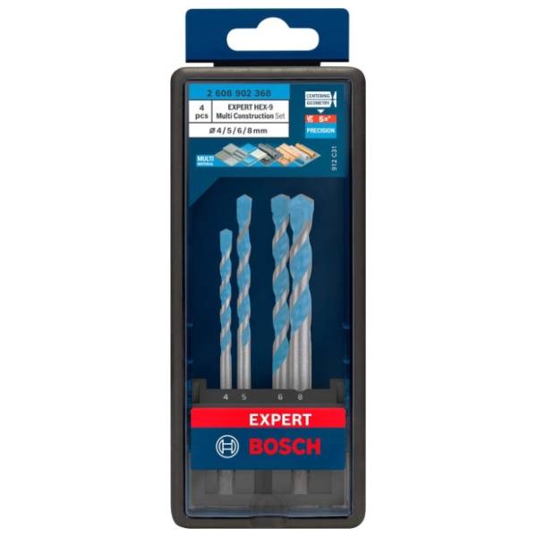 BOSCH 4-delni set burgija  HEX-9 Multi Construction 2608902368