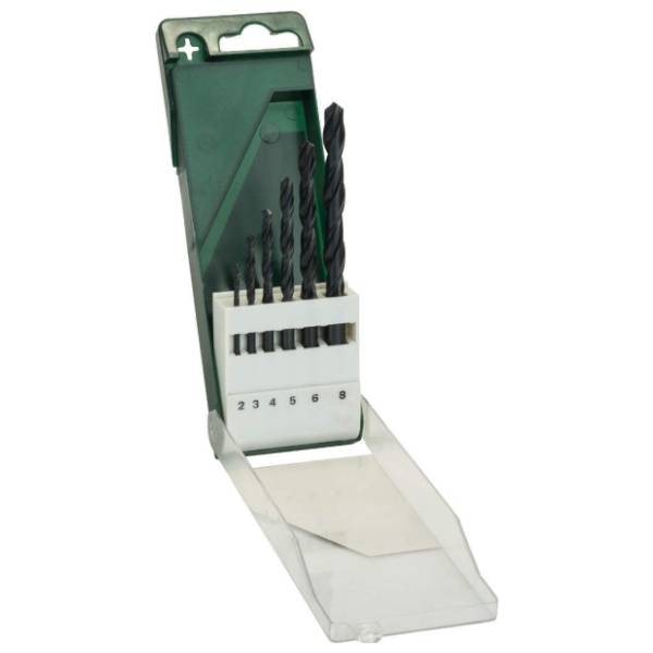 BOSCH 6-delni set burgija za metal HSS-R, DIN 338 2609255029