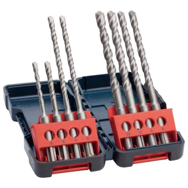 BOSCH 8-delni set hamer burgija SDS plus-3, Tough Box 2607019903