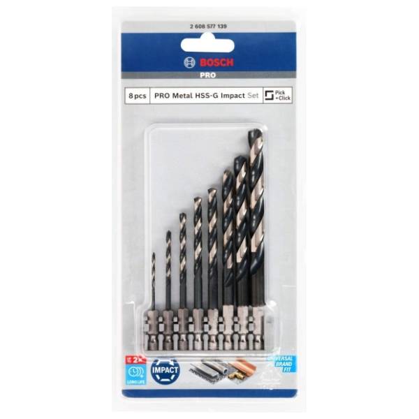 BOSCH HSS-G 2-10 mm 8/1 (2608577139) set burgija za metal