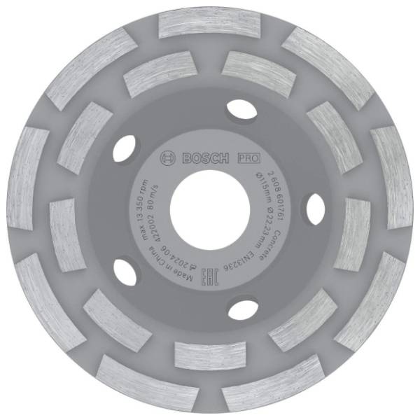 BOSCH PRO lončasta ploča za brušenje betona 115 mm 2608601761