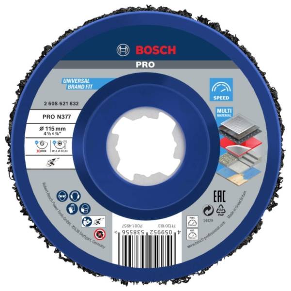 BOSCH PRO N377 X-LOCK 115 mm 2608621832 disk za čišćenje