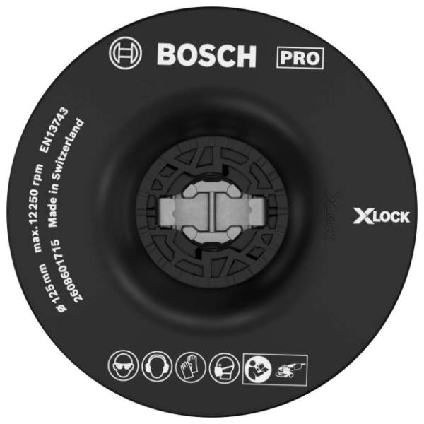 BOSCH PRO nosač brusnog papira 125 mm srednje tvrdoće 2608601715
