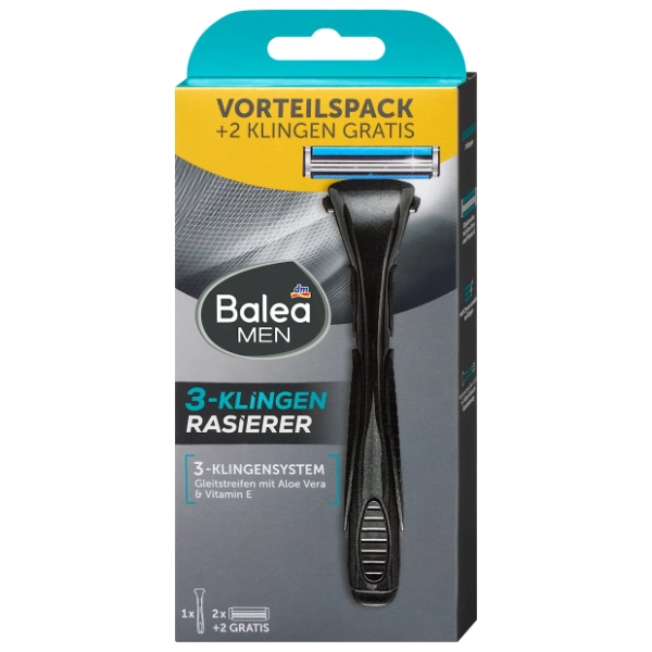 Brijač BALEA MEN 1kom + 4 patrone