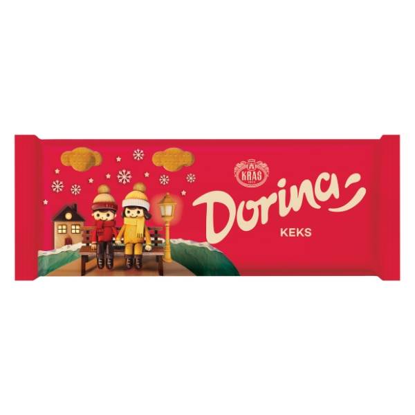 Čokolada KRAŠ Dorina keks 160g