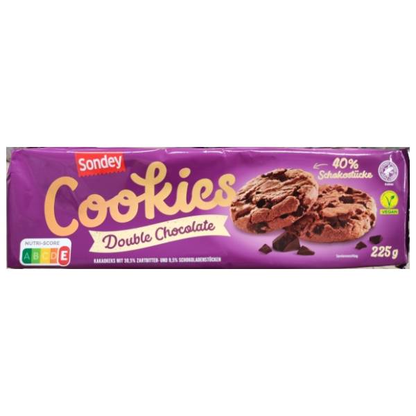 Cookies SONDEY sa duplom čokoladom 225g