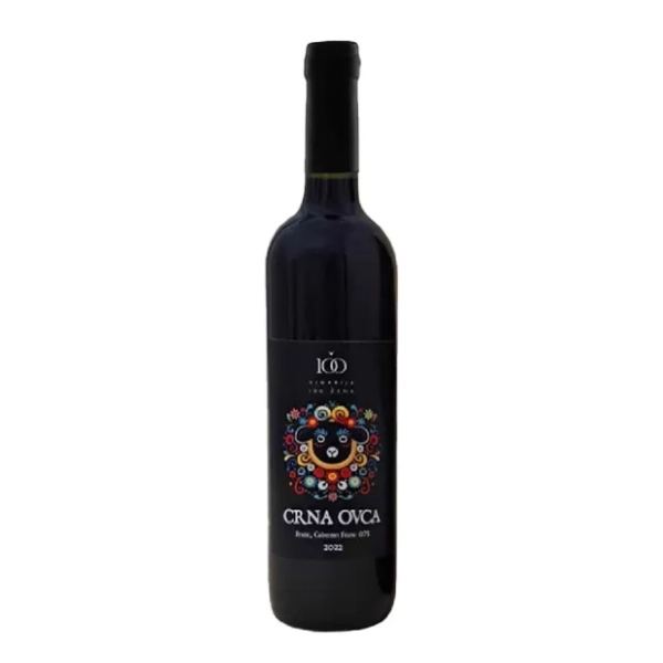 Crveno vino 100 ŽENA Crna Ovca  0,75l