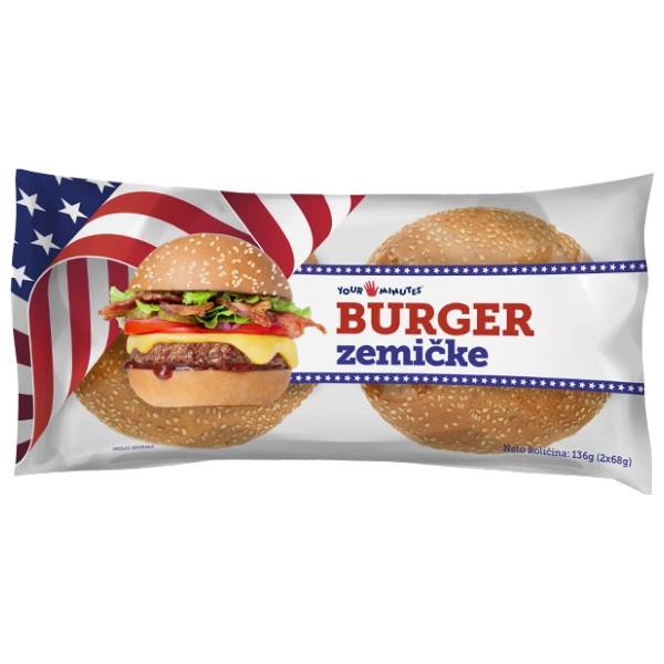 DON DON zemičke burger 2x68g