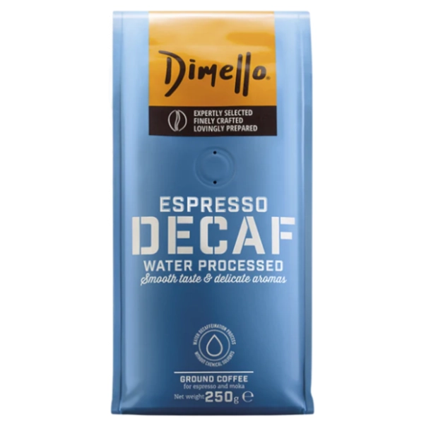Espresso Kafa DIMELLO Decaf mlevena 250g