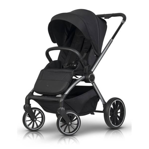 EUROCART kolica za bebe 2 u 1 Easy Go Giro Ebony crna