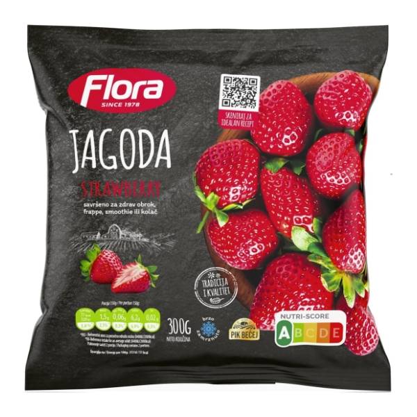 FLORA jagoda 300g