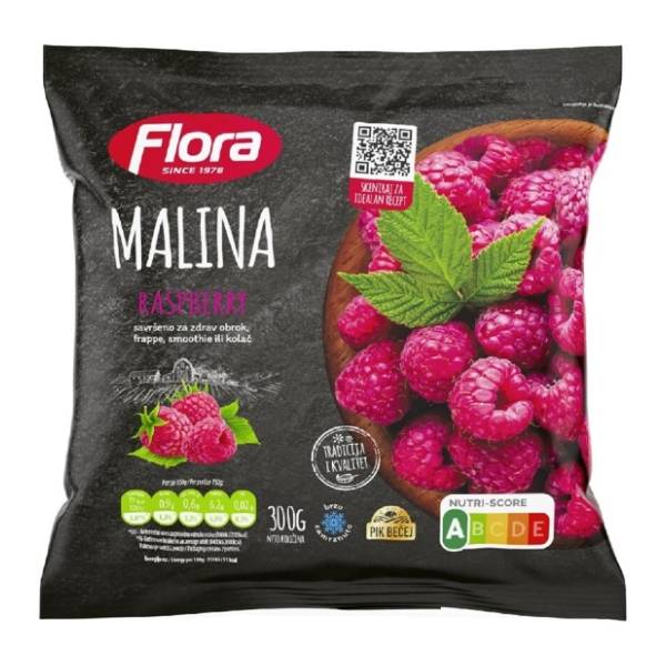 FLORA malina 300g