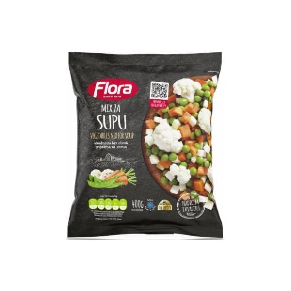 FLORA mešavina povrća za supu 400g