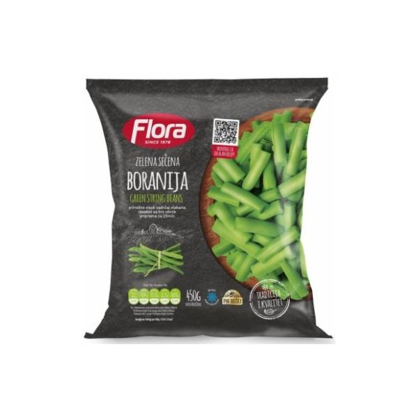 FLORA zelena boranija 450g